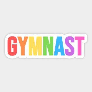 GYMNAST (Pastel Rainbow) Sticker